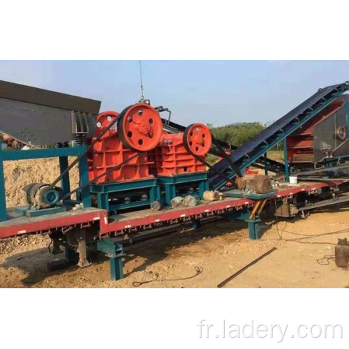 Machine de concasse-mâchoire PE600X900 Granite Rock environnemental